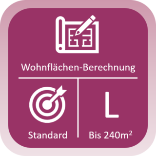 Wohnflächen-Berechnung Standard bis 240qm